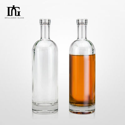 OEM/ODM Accettabile Bottiglie di vetro trasparente da 500 ml a 700 ml per liquori