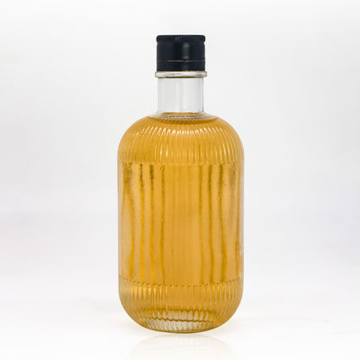 Capacità 250 ml/350 ml/500 ml/550 ml/650 ml/700 ml/750 ml Bottiglia di gin di vetro per bevande