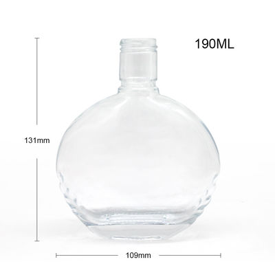 Bottiglia di vetro stampata su misura per Super Flint Gin Vodka Rum Whisky Brandy 750ml