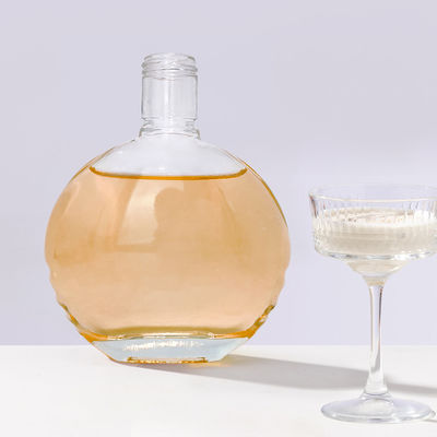 Bottiglia di vetro stampata su misura per Super Flint Gin Vodka Rum Whisky Brandy 750ml