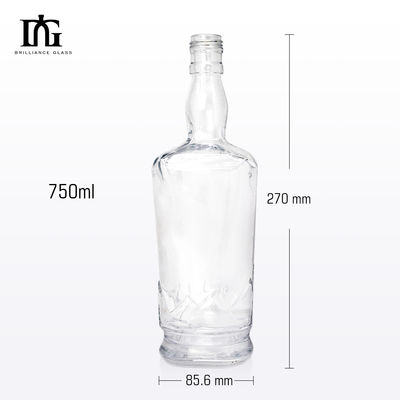 Capacità 500 ml Super Flint Glass Liquor Spirits con T Cork per Vodka Whiskey