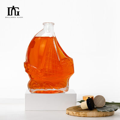 Acceptabile Logo del Cliente Bottiglia di vetro vuota per WHISKY 1000ml 400ml 500ml