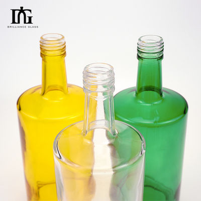 Bottiglia di vetro Alcolici Whiskey Vodka Bottiglia con sughero 750 ml Contenitori di vetro terminali