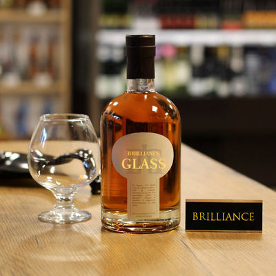Custom 350 ml 500 ml Vodka Whisky Liquor Gin Rum Brandy 700 ml Spirit Bottiglia in vetro con timbro a caldo