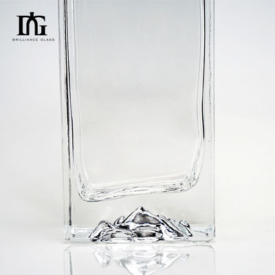 300 ml bottiglia di whisky in vetro con coperchio di sughero 500 ml di vodka di lusso Alcolici e liquori