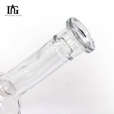 Liquor Vodka 500 ml Whiskey and Wine 750 ml Bottiglia rotonda di vetro con sigillo tipo CORK