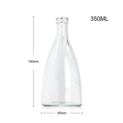 Bottiglie di liquore di vetro per vodka whisky rum gin brandy MOQ basso 375ml 500ml 700ml 750ml
