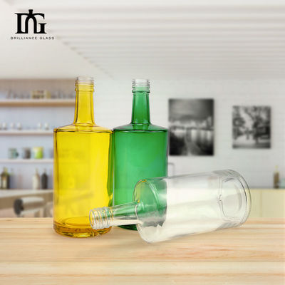 500 ml/700 ml/750 ml Bottiglia di vetro per vodka Gin Logo del cliente accettabile