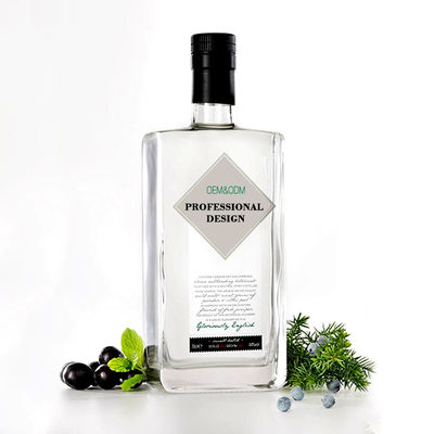 Bevande gassate Bottiglia di vetro con tappo di sughero 750 ml 500 ml Whisky Rum Gin Tequila Brandy Spirits