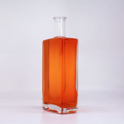 Bevande gassate Bottiglia di vetro con tappo di sughero 750 ml 500 ml Whisky Rum Gin Tequila Brandy Spirits
