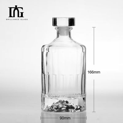 500 ml di vodka rotonda rum di vino bottiglie di vetro barattoli di vetro con capacità 500 ml/700 ml/750 ml