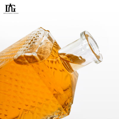Tipo di sigillamento sughero 700ml 375ml 500ml bottiglia di vetro per whisky liquore vodka quadrata