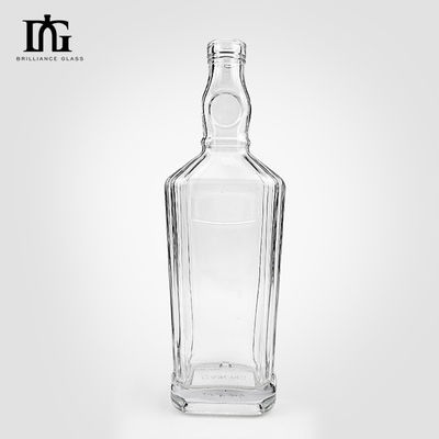 250 ml/500 ml/700 ml/750 ml Bottiglia di vetro di pietra industriale per whisky liquore tequila