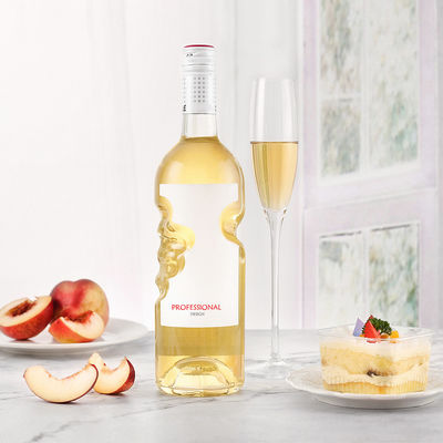 Bottiglie di vetro di vino frizzante a tappeto 500 ml 750 ml per liquori