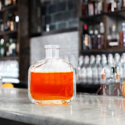 Bottiglie di vetro di sughero congelatto spessito per vino sigillato whisky vodka tequila whisky