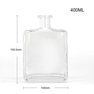 Bottiglia di vetro con tappo di sughero per gin rum vodka whisky tequila liquori 700 ml chiaro