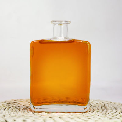 Bottiglia di vetro con tappo di sughero per gin rum vodka whisky tequila liquori 700 ml chiaro