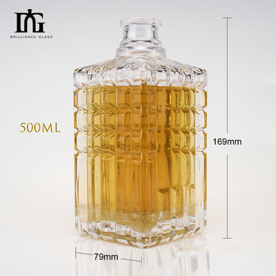 Vetro 250 ml/500 ml/700 ml/750 ml Bottiglia di vino rosso Materiale del corpo