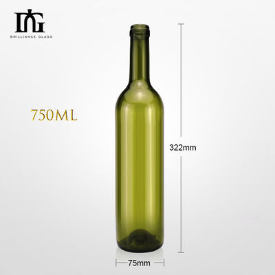 Bottiglia in vetro di vino da 270 ml 350 ml 500 ml 750/1000 ml con tappo a vite di sughero 077
