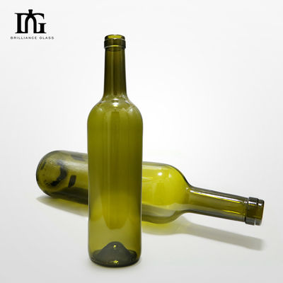 Bottiglia in vetro di vino da 270 ml 350 ml 500 ml 750/1000 ml con tappo a vite di sughero 077