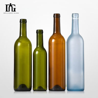 Bottiglia in vetro di vino da 270 ml 350 ml 500 ml 750/1000 ml con tappo a vite di sughero 077