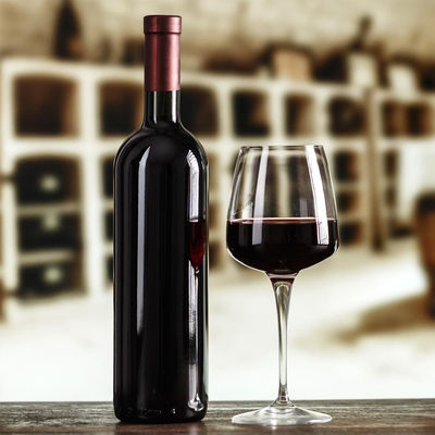 Bottiglia in vetro di vino da 270 ml 350 ml 500 ml 750/1000 ml con tappo a vite di sughero 077