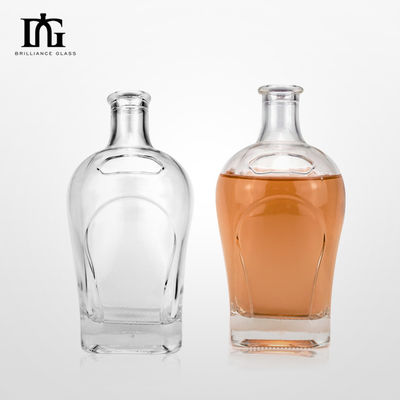 080 Bevande e liquori Bottiglia di vetro con sigillo di sughero 500 ml/700 ml/750 ml