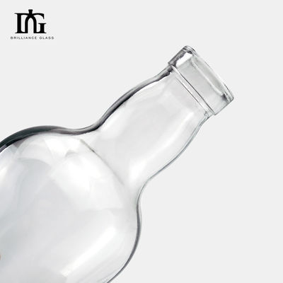 Bottiglia di vetro vuoto per liquore vodka gin 330ml 500ml 700ml 750ml