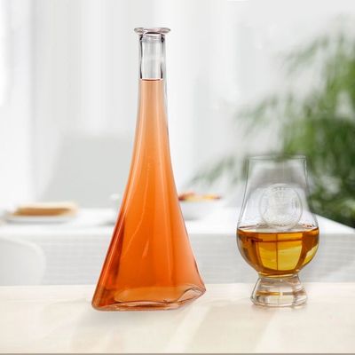 Bevande 750 ml Bottiglia di vetro vuota e limpida con tappo di gomma polimerica