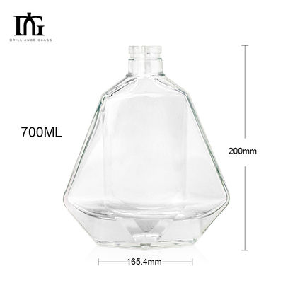 Materiale del colletto Vetro 700 ml Vodka Liquore Bevande alcoliche Whisky Rum Bottiglia di vetro