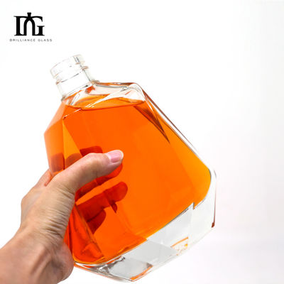 Materiale del colletto Vetro 700 ml Vodka Liquore Bevande alcoliche Whisky Rum Bottiglia di vetro