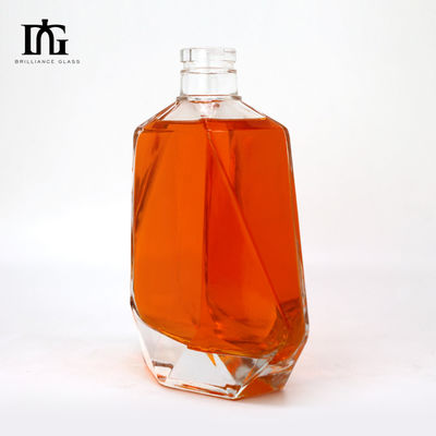 Materiale del colletto Vetro 700 ml Vodka Liquore Bevande alcoliche Whisky Rum Bottiglia di vetro
