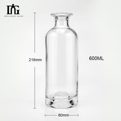 Confezione su misura con compartimento diviso bottiglia di vetro per whisky rum tequila vodka gin brandy 200ml 300ml 500ml 700ml